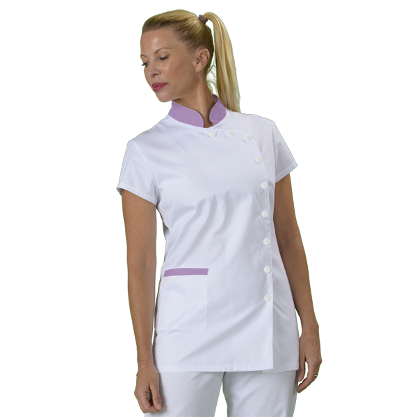 tunique-medicale-infirmiere-col-mao-a-personnaliser acheté - par Sylvie - le 10-03-2023