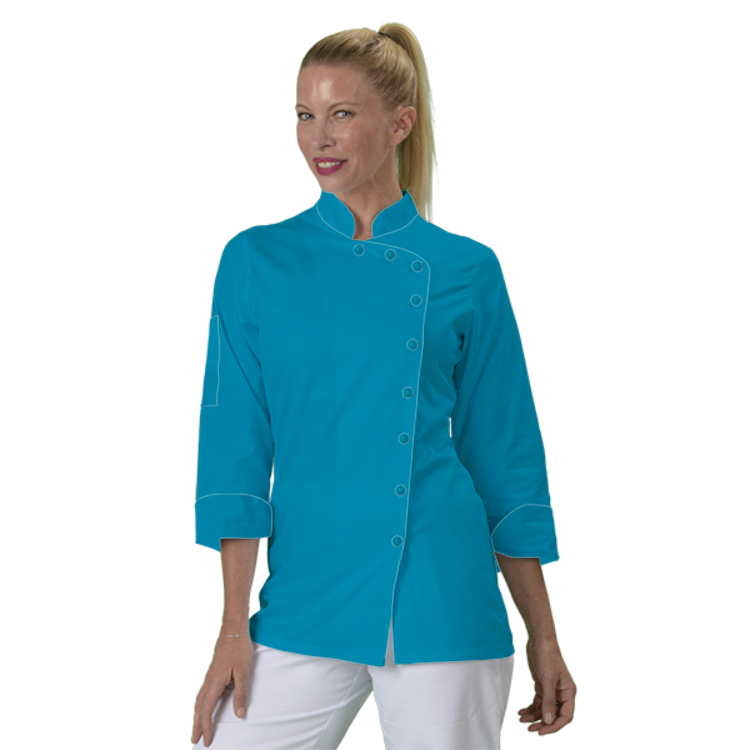 Veste de cuisine femme a personnaliser