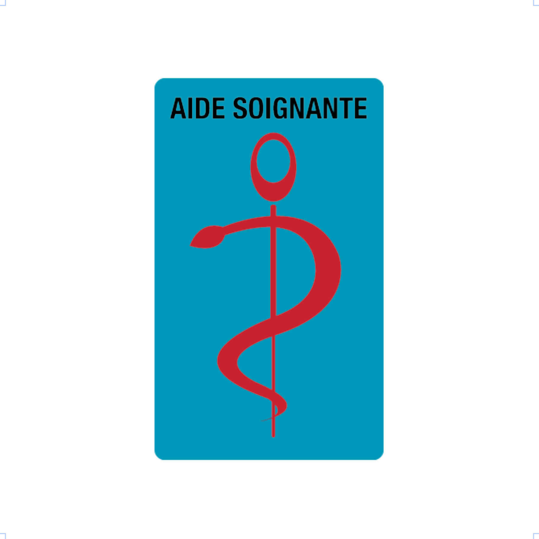 caducee-aide-soignante-personnalisable acheté - par Sandrine  - le 28-01-2021