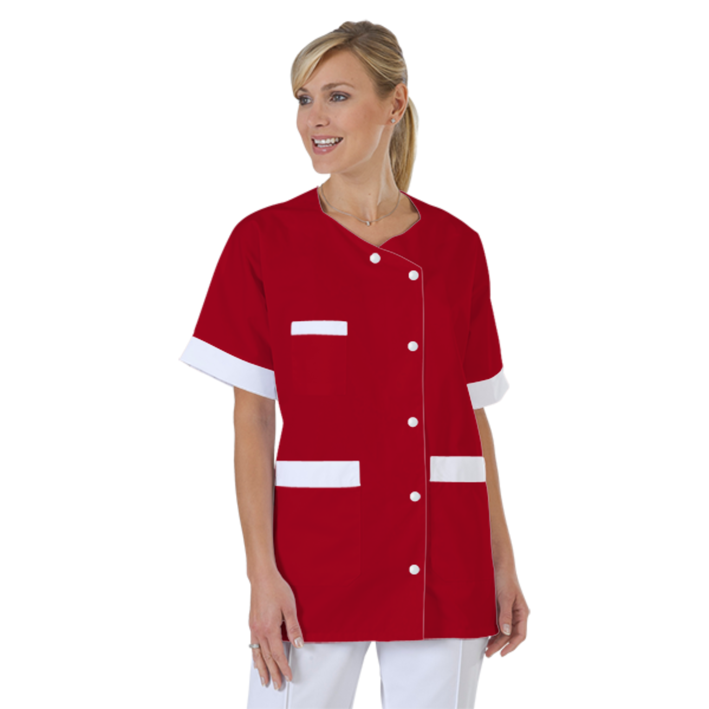 blouse-infirmiere-personnalise-col-trapeze acheté - par Patricia - le 07-03-2017