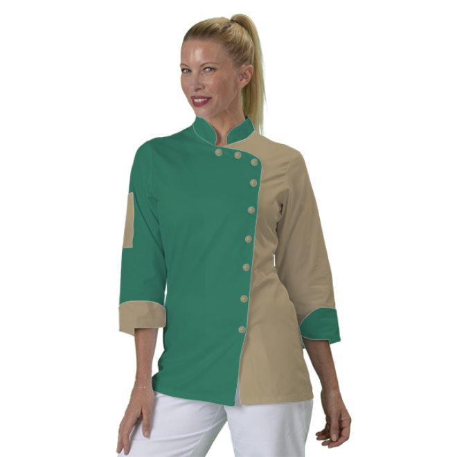 Veste de cuisine femme a personnaliser