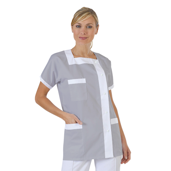 blouse-medicale-col-carre-a-personnaliser acheté - par Therese - le 26-10-2019