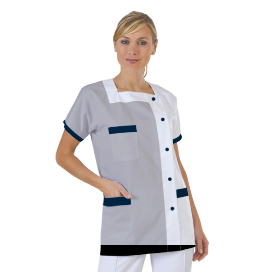 blouse-medicale-col-carre-a-personnaliser acheté - par Mme Anselmet - le 09-11-2018