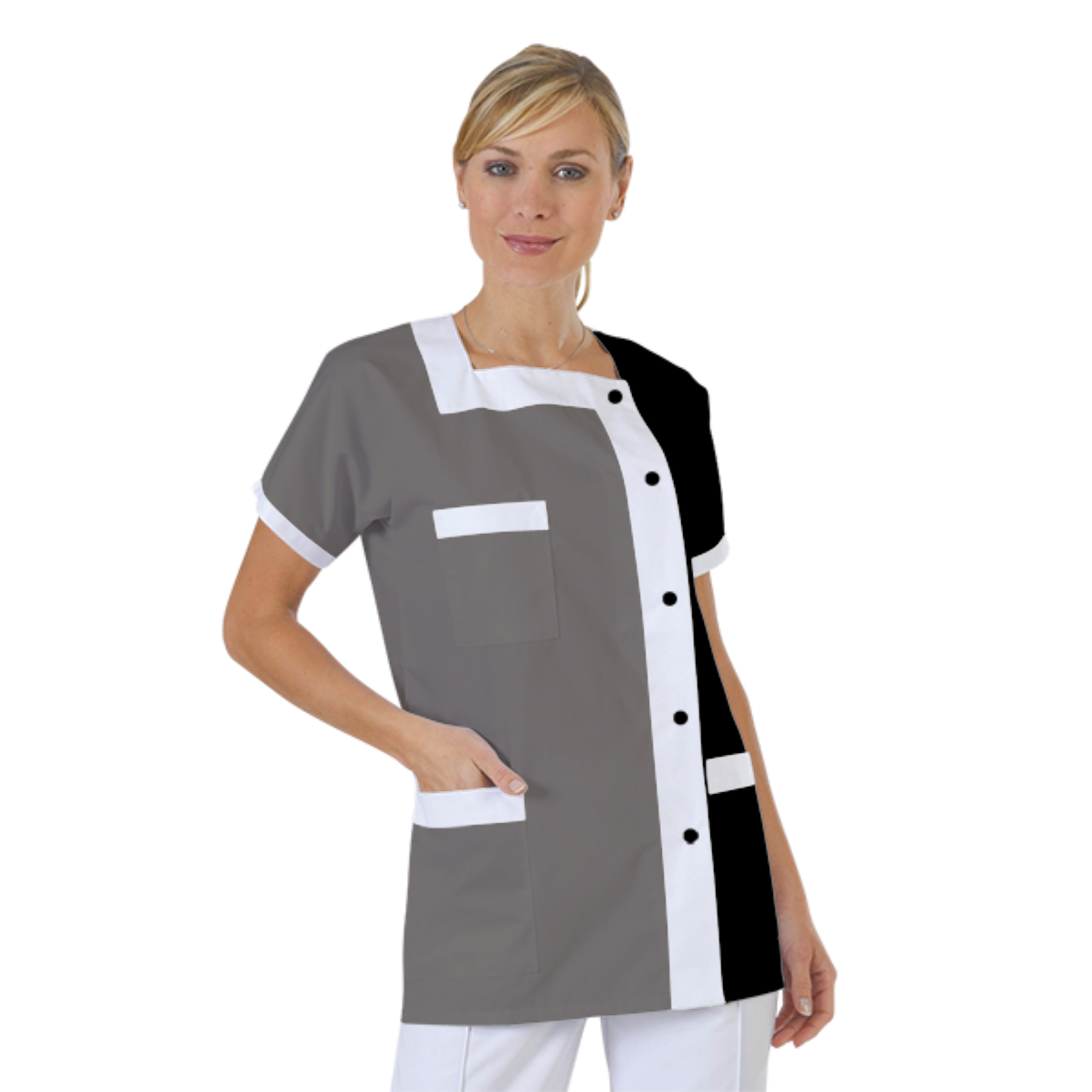 blouse-medicale-col-carre-a-personnaliser acheté - par cecile - le 03-04-2019