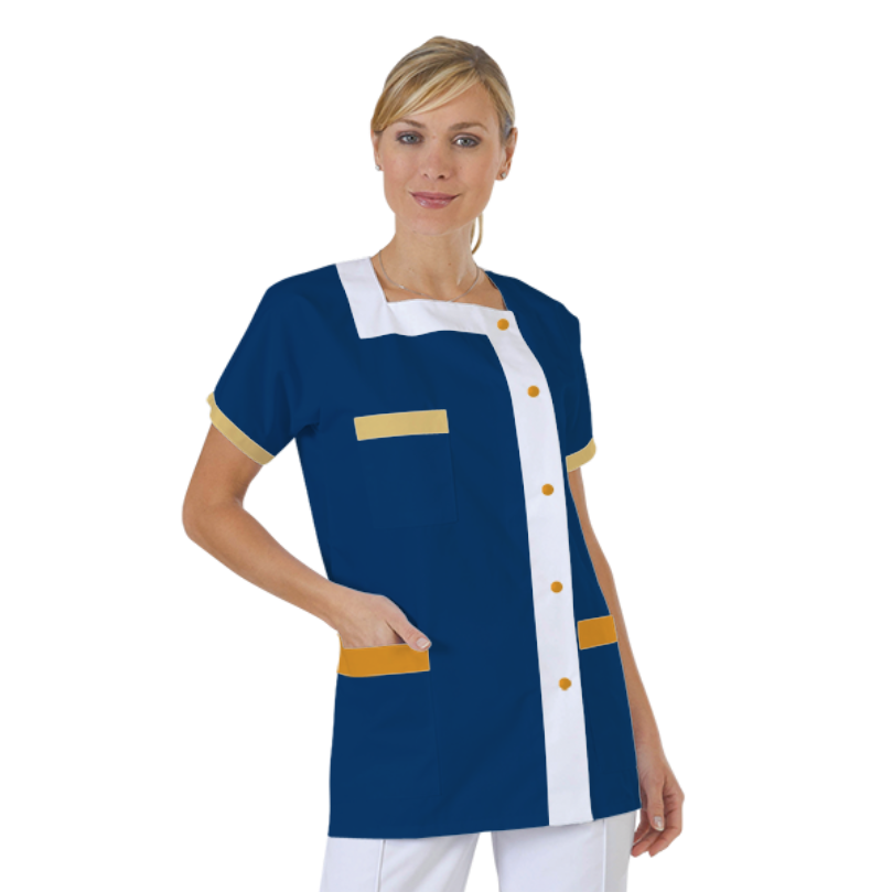 blouse-medicale-col-carre-a-personnaliser acheté - par Chloe - le 16-02-2020