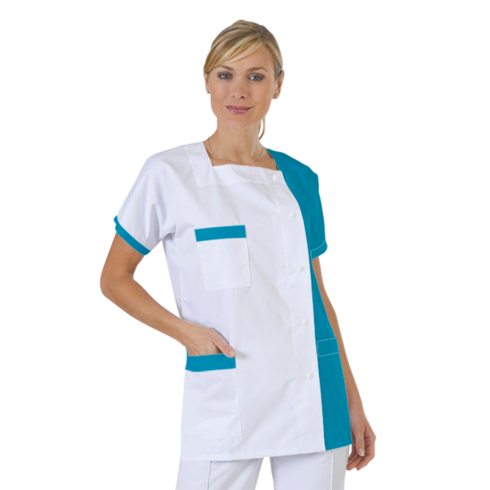 blouse-medicale-col-carre-a-personnaliser acheté - par Priscilla - le 17-05-2017
