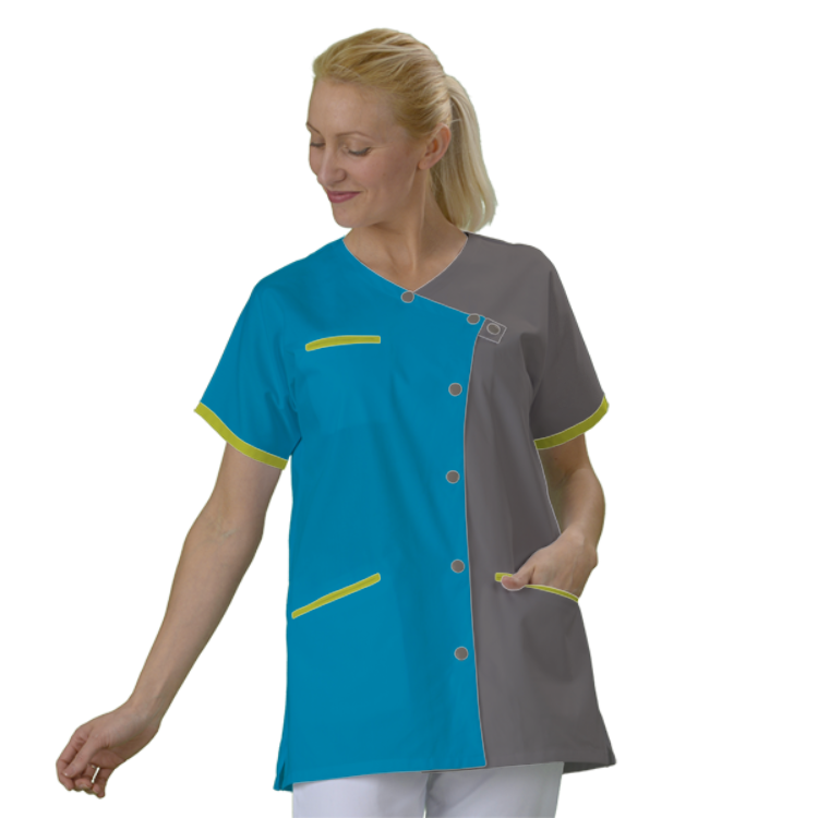 blouse-medicale-courte-personnalisable acheté - par Gwennaelle - le 18-08-2020
