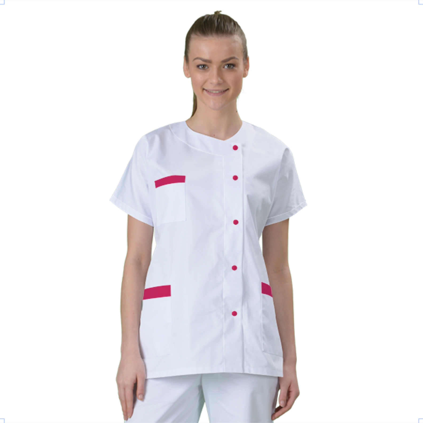 blouse-medicale-col-carre-a-personnaliser acheté - par Maryline  - le 13-03-2019