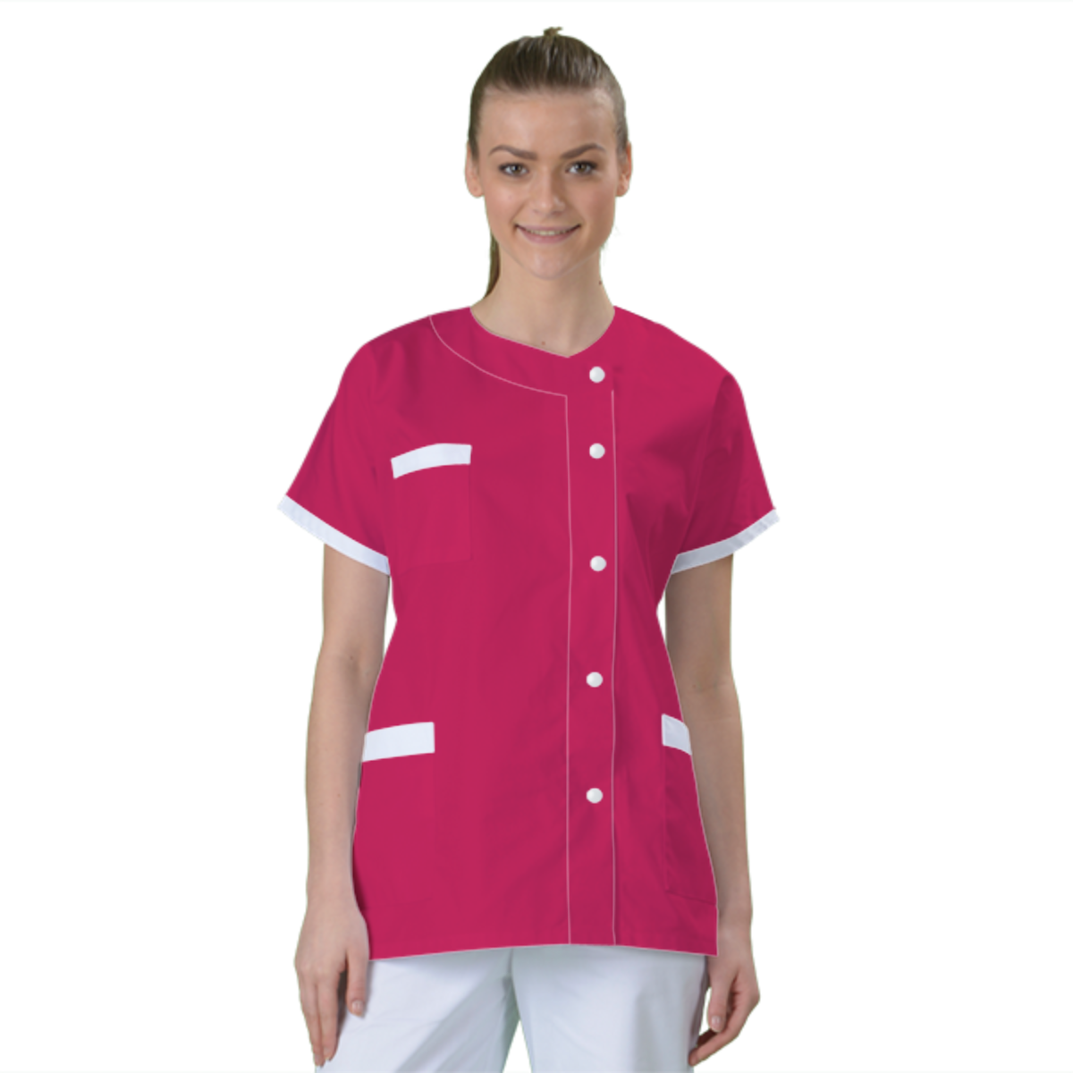 blouse-medicale-col-carre-a-personnaliser acheté - par Anais - le 16-11-2016