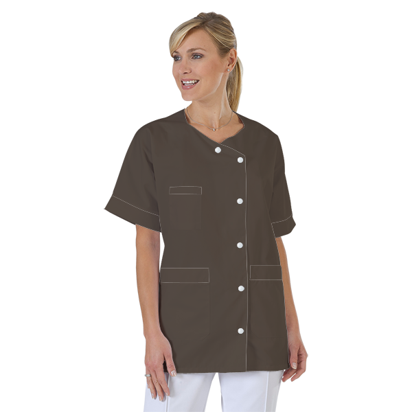 blouse-infirmiere-personnalise-col-trapeze acheté - par Frédéric - le 09-05-2025