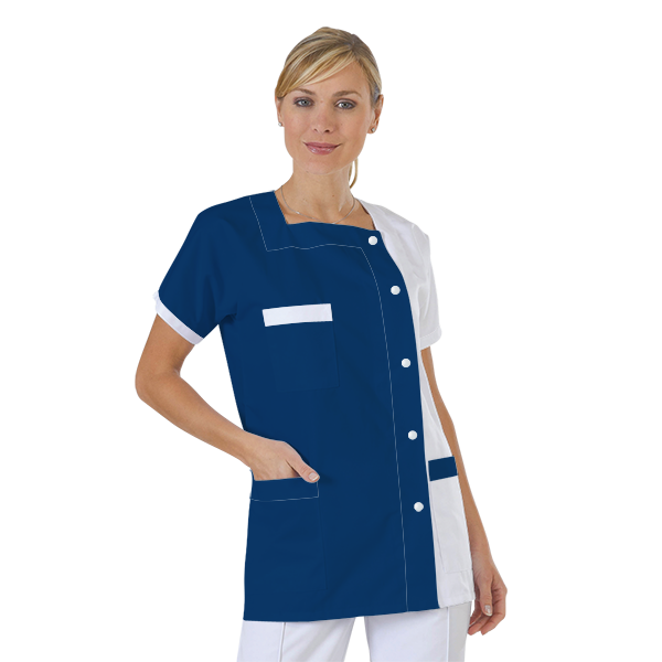 blouse-medicale-col-carre-a-personnaliser acheté - par Marie Noelle - le 28-03-2018