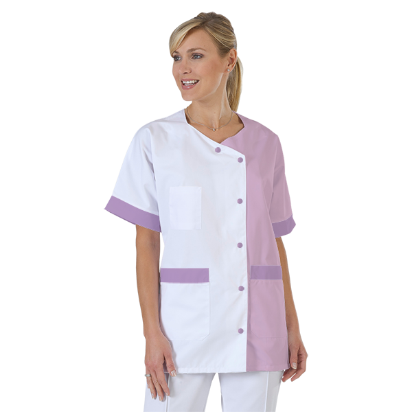 blouse-infirmiere-personnalise-col-trapeze acheté - par Magali - le 23-01-2023
