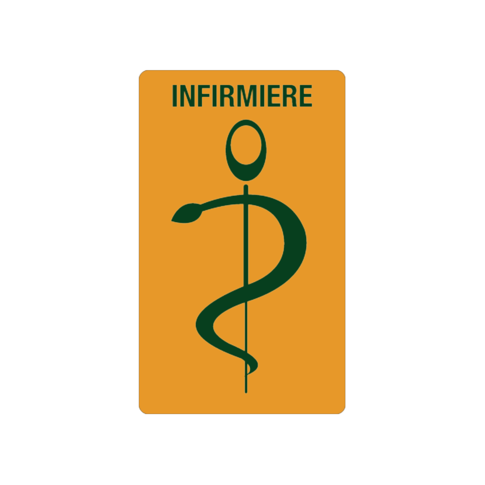 caducee-infirmiere-personnaliser-en-linge acheté - par Andréa - le 10-02-2021