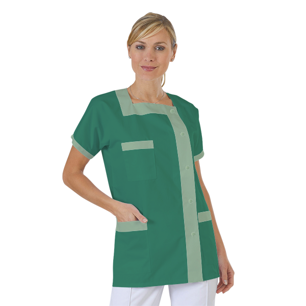 blouse-medicale-col-carre-a-personnaliser acheté - par Eva - le 28-09-2021