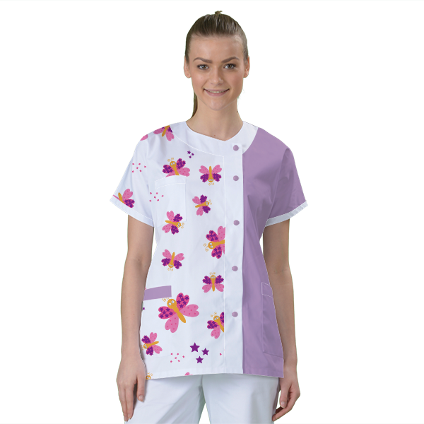 blouse-de-travail-personnalisee-tunique-medicale acheté - par Christèle - le 20-04-2020