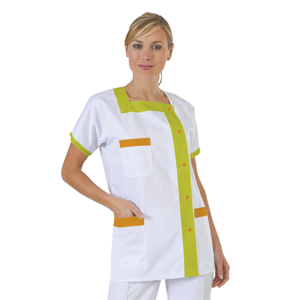 blouse-medicale-col-carre-a-personnaliser acheté - par laurence - le 28-09-2017