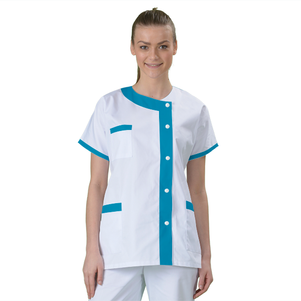 blouse-medicale-col-carre-a-personnaliser acheté - par Celine - le 11-05-2018