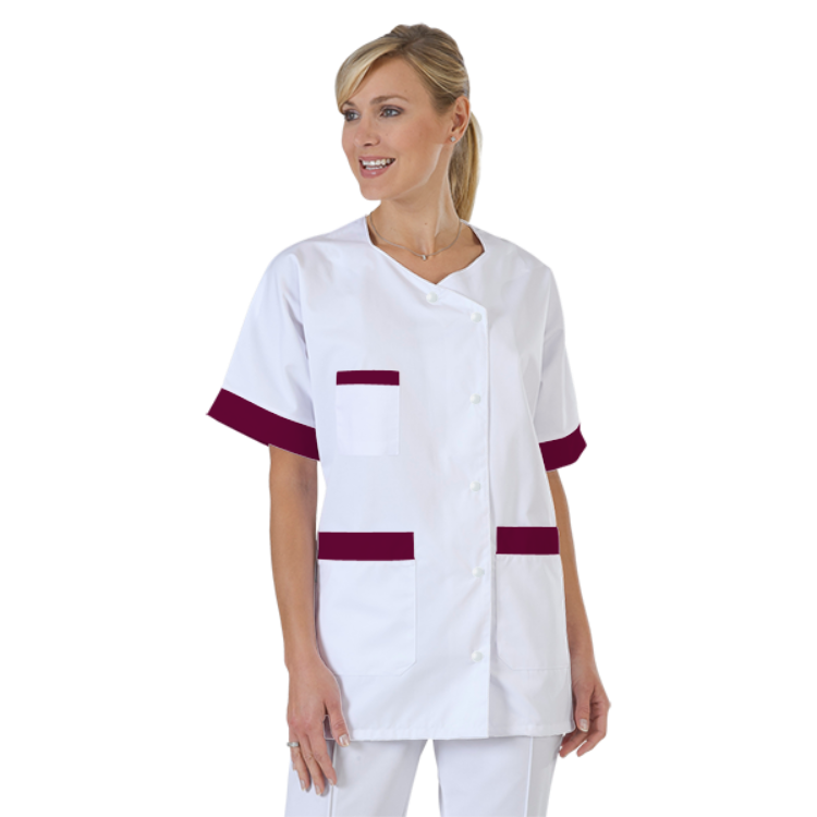 blouse-infirmiere-personnalise-col-trapeze acheté - par Nicol - le 14-05-2026