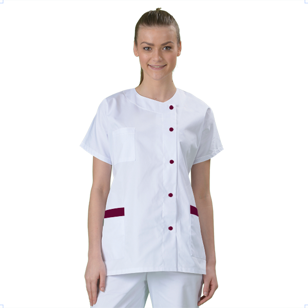 blouse-medicale-col-carre-a-personnaliser acheté - par Laetitia - le 05-05-2018