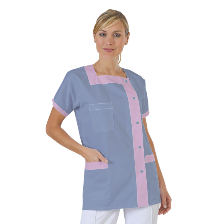 blouse-medicale-col-carre-a-personnaliser acheté - par Christine - le 03-08-2019