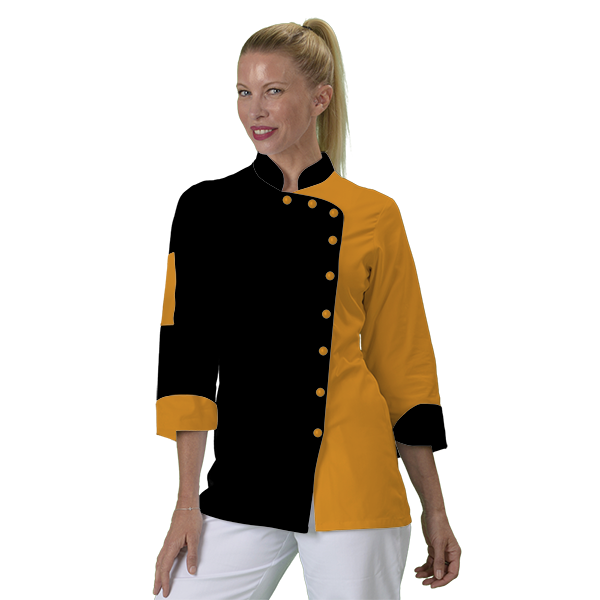 Veste de cuisine femme à personnaliser