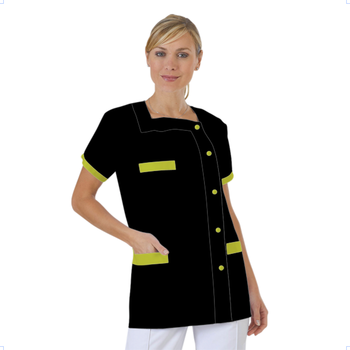 blouse-medicale-col-carre-a-personnaliser acheté - par Lydie - le 21-03-2019