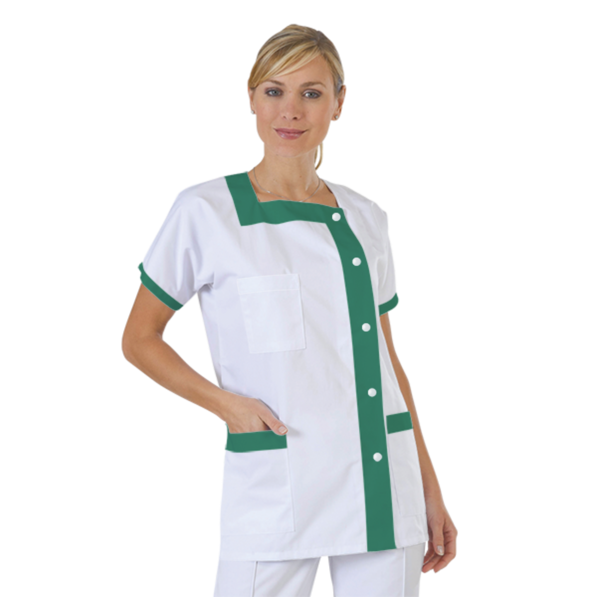 blouse-medicale-col-carre-a-personnaliser acheté - par Marie-Agnès - le 20-02-2017
