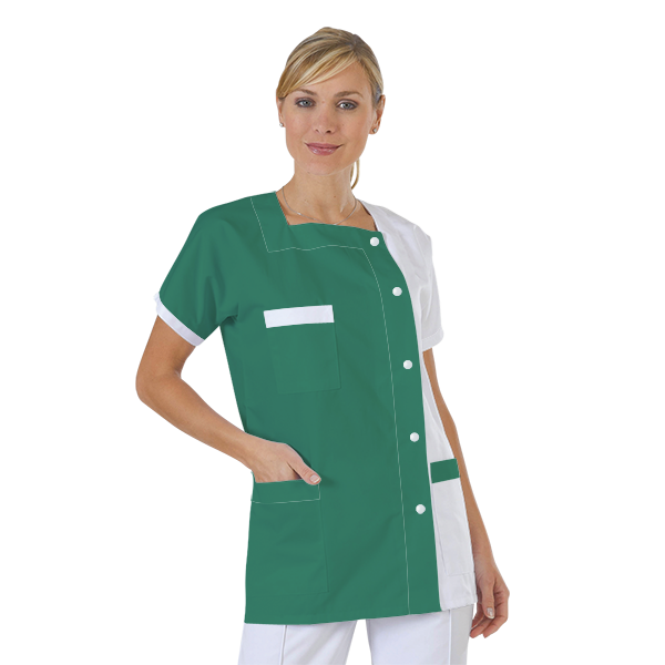 blouse-medicale-col-carre-a-personnaliser acheté - par Marie Noelle - le 28-03-2018