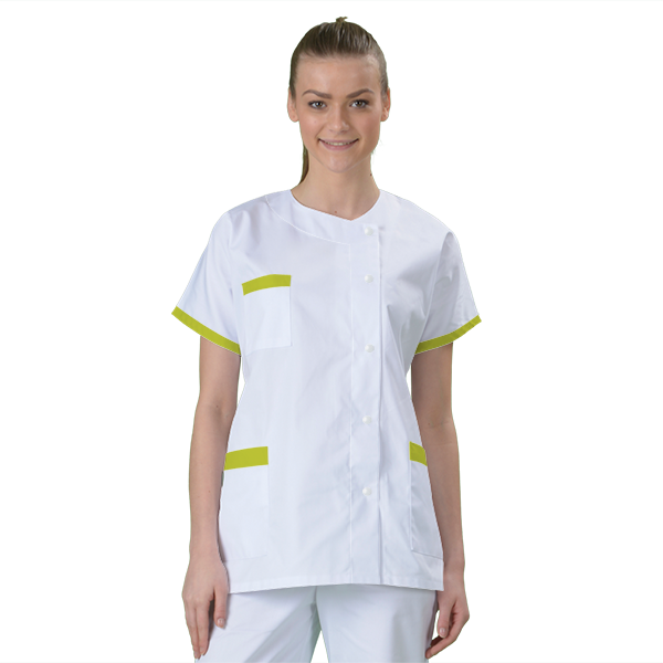 blouse-medicale-col-carre-a-personnaliser acheté - par Mylene - le 07-06-2018