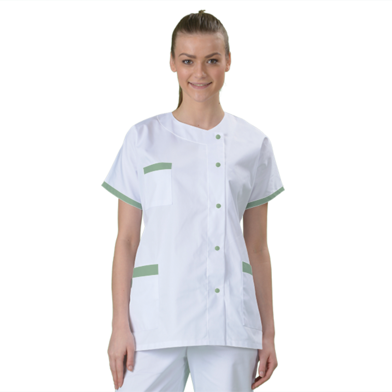 blouse-medicale-col-carre-a-personnaliser acheté - par Gueugnon - le 02-02-2023