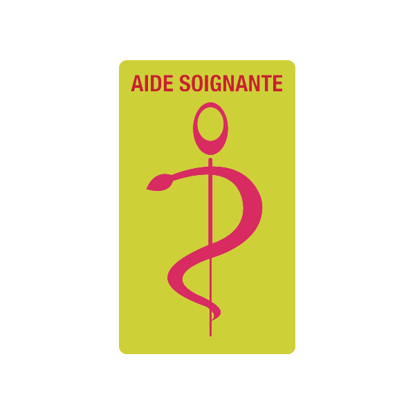 caducee-aide-soignante-personnalisable acheté - par Deborah - le 06-08-2021