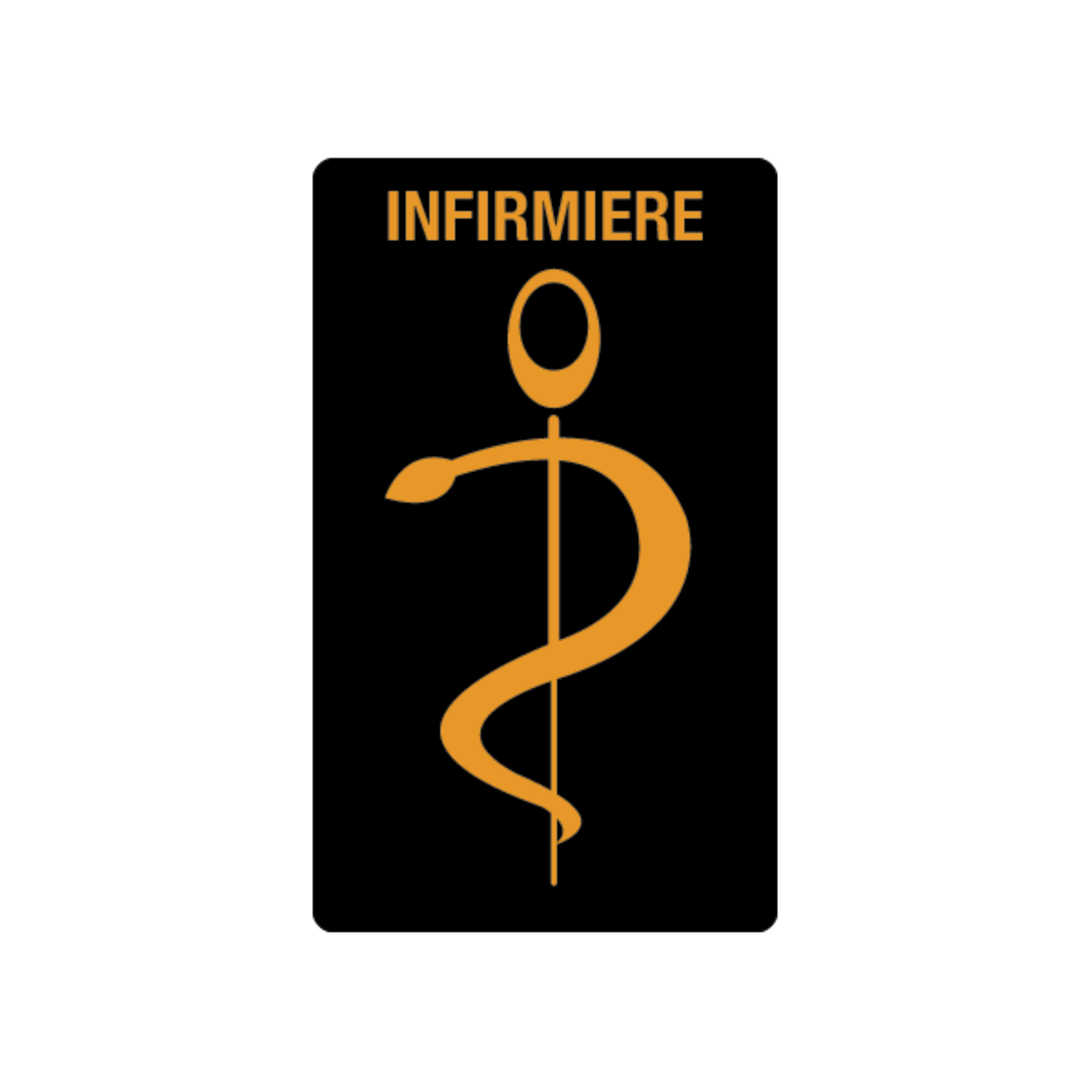 caducee-infirmiere-personnaliser-en-linge acheté - par Véronique - le 05-05-2018