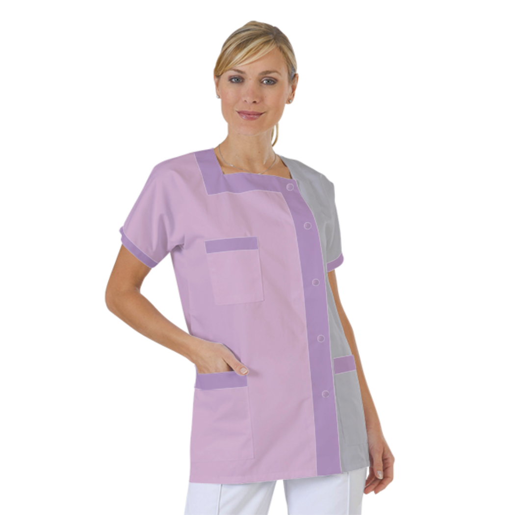 blouse-medicale-col-carre-a-personnaliser acheté - par Lysiane - le 26-11-2021