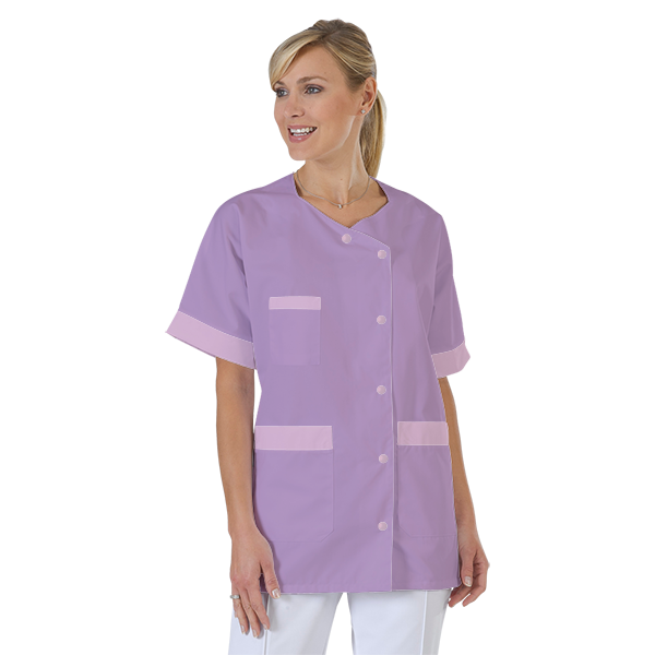 blouse-infirmiere-personnalise-col-trapeze acheté - par Betty - le 15-08-2021