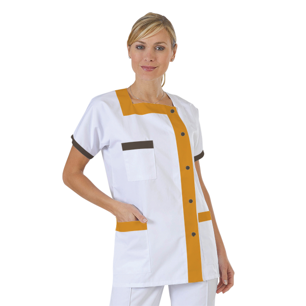 blouse-medicale-col-carre-a-personnaliser acheté - par Laurence - le 29-07-2018