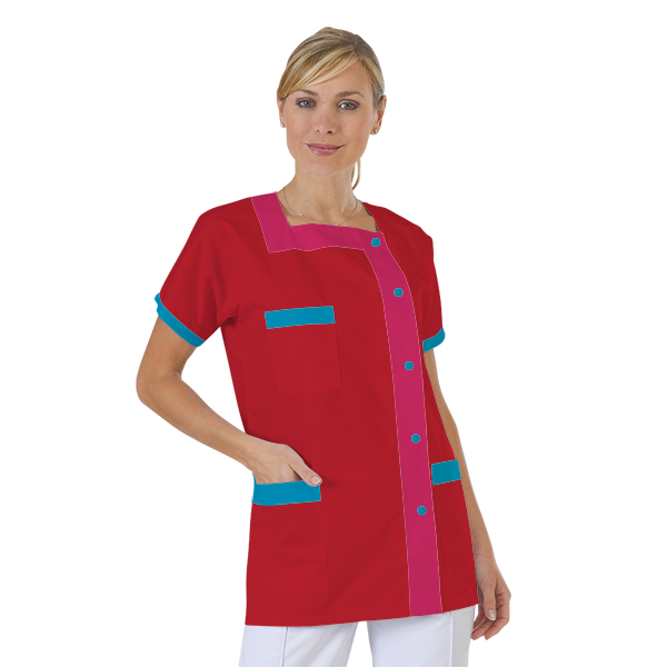blouse-medicale-col-carre-a-personnaliser acheté - par Sitina - le 17-10-2019